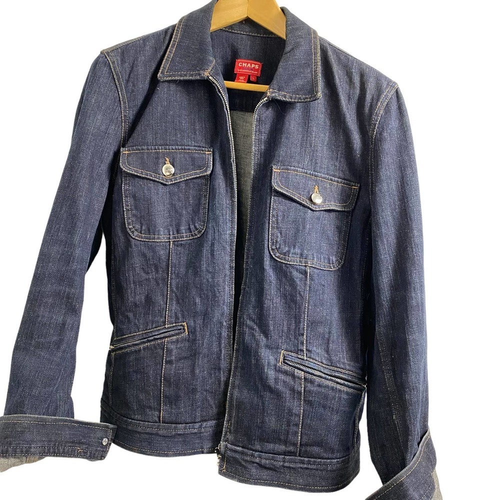 Chaps Denim Jean Jackets SIze Large